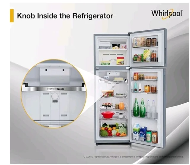 Whirlpool 235 L 2 Star Frost-free inverter Double Door Refrigerator (NEO SP278 PRM LUNAR STEEL(2S, 2026 Model)-Y, 2026 Model)
