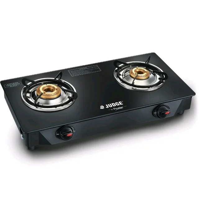 Brand: Judge
4.3
4.3 out of 5 stars
(13)
Judge By Prestige 2 Burners Deluxe Glasstop Open Gas Stove | High Efficiency Tri-Pin Brass Burners | Spill Proff Design | 2 Years Warranty
Amazon's Choice