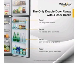Whirlpool 235 L 2 Star Frost-free inverter Double Door Refrigerator (NEO SP278 PRM LUNAR BLACK(2S)-Y, 2026 Model)