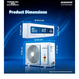 Acerpure Smart Choice Chill Neo 1 Ton 5 star AC5IPG61TN5W 7 in 1 Convertible, Ice Blast Mode, 4 way swing, Cooling @ 58 degree
46%
off
Product Images and Videos (AI-Generated Alt Text)