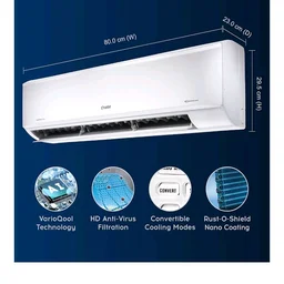 Cruise 1 Ton 3 Star VarioQool Inverter Split AC (2026, CWCVBM-VQ1D123)
Fast Cooling at 50 °C | 80–110 sq ft |100% Copper | Convertible 5-in-1 | Monsoon Comfort | PM 2.5 Filter | Anti-Rust Tech