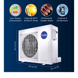Cruise 1 Ton 3 Star VarioQool Inverter Split AC (2026, CWCVBM-VQ1D123)
Fast Cooling at 50 °C | 80–110 sq ft |100% Copper | Convertible 5-in-1 | Monsoon Comfort | PM 2.5 Filter | Anti-Rust Tech
