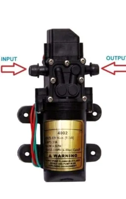 HORGAN High Pressure 12V DC Water Pump 110 PSI | Battery Sprayer Motor Pump | Agriculture Spray Pump for Farm, Garden, Mist Spray, Car & Bike Wash | DC Power Water Pump Motor