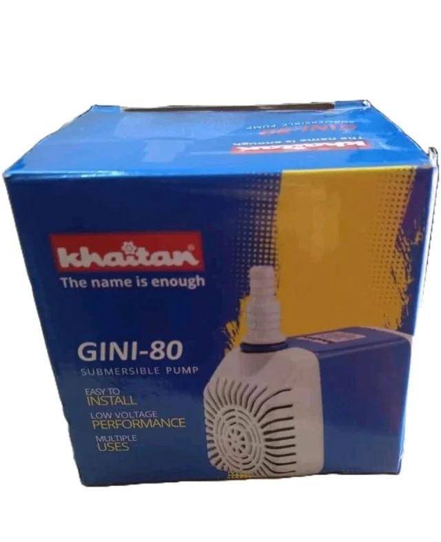 SEER Khaitan Gini-80 Submersible Pump 40 WATT Submersible Water Pump Blue
