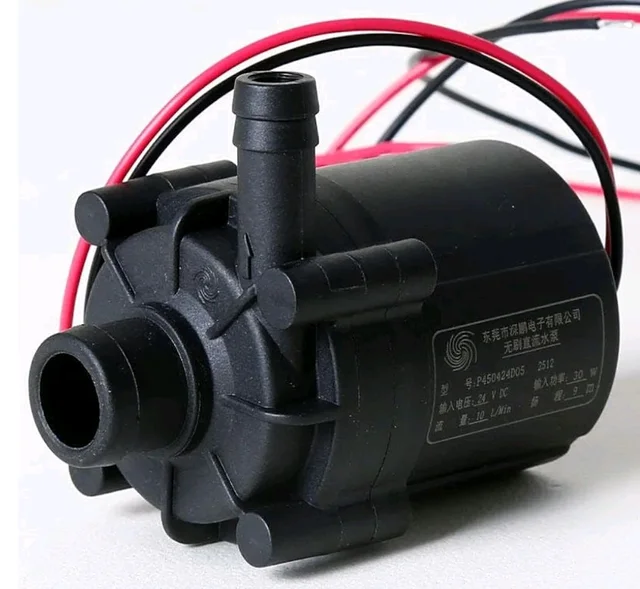 DAKSH 24V DC Brushless Chiller Water Pump 30W 10L/Min 9M Lift P450424D05
Shenpeng 24V DC Brushless Chiller Water Pump 30W 10L/Min 9M Lift P450424D05 Cooling Pump for Laser Engraver UV Printer