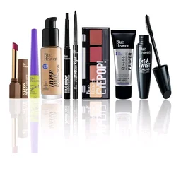 Blue Heaven Festive Makeup Kit | Pack of 8 Makeup Products | All-in-One Makeup Set for Bridal, Party, Everyday & Gifting | Fair Tone | 28.8 gm + 46ml
600+ bought in past month