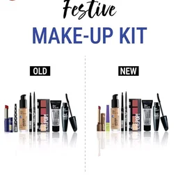 Blue Heaven Festive Makeup Kit | Pack of 8 Makeup Products | All-in-One Makeup Set for Bridal, Party, Everyday & Gifting | Fair Tone | 28.8 gm + 46ml
600+ bought in past month