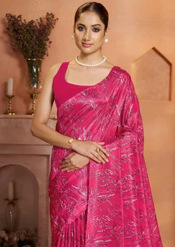 Garden Vareli Art Silk Floral Print Saree