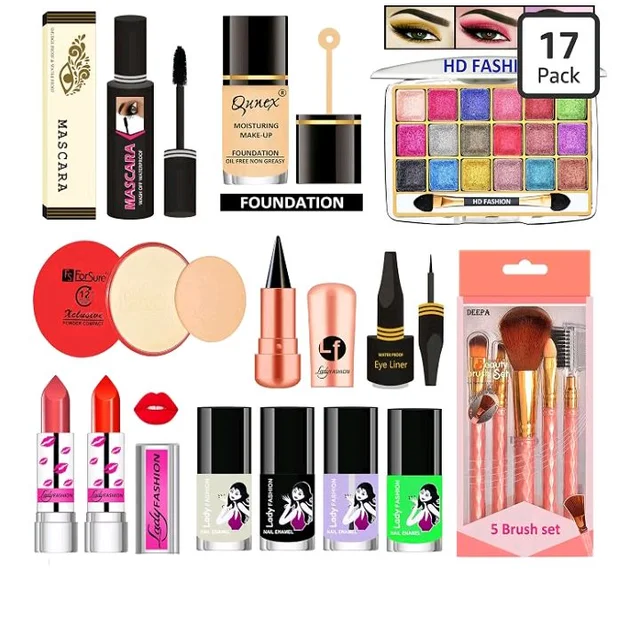 Combo Set All in One Daily Use Makeup Kit for Women and Girls| Beauty routine| Beauty enhancement| Beauty Kit C2LMKT40