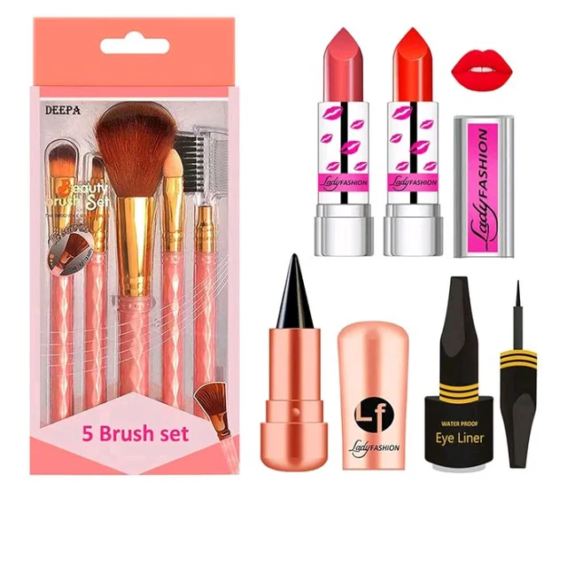 Combo Set All in One Daily Use Makeup Kit for Women and Girls| Beauty routine| Beauty enhancement| Beauty Kit C2LMKT40