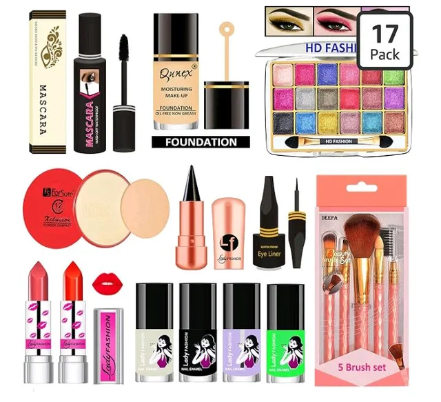 Combo Set All in One Daily Use Makeup Kit for Women and Girls| Beauty routine| Beauty enhancement| Beauty Kit C2LMKT40