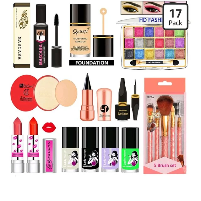 Combo Set All in One Daily Use Makeup Kit for Women and Girls| Beauty routine| Beauty enhancement| Beauty Kit C2LMKT40