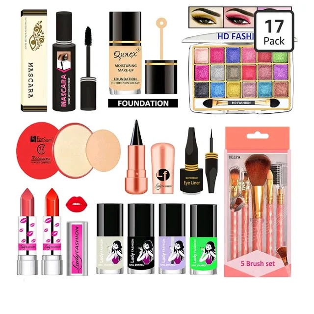 Combo Set All in One Daily Use Makeup Kit for Women and Girls| Beauty routine| Beauty enhancement| Beauty Kit C2LMKT40