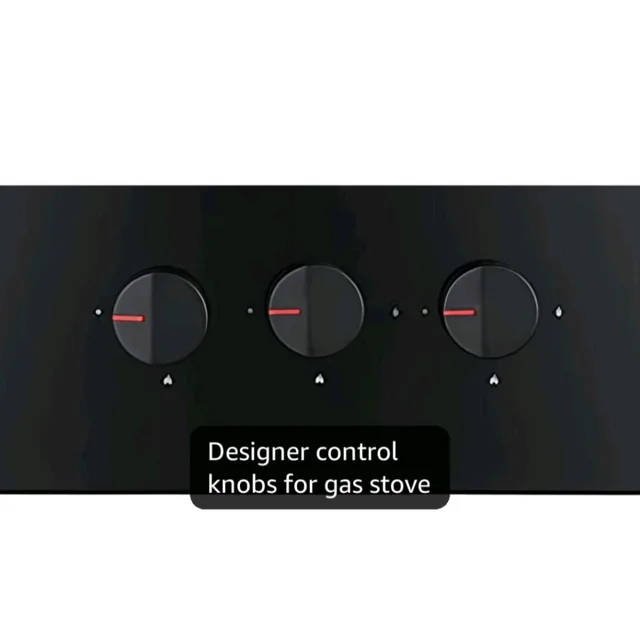 Visit the store, Haute Kitchen
Haute Kitchen
Visit the store
4.3
4.3 out of 5 stars
(1,307)
Haute Evoque series 3.0 Black 3 Burner Manual Stove | 8 MM Atom Glass | ISI certified |Door Step Service |10 Year Warranty by Haute Home