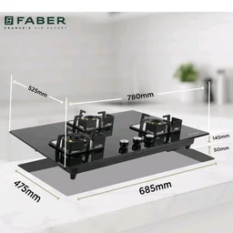 Faber 3 Burner HCT 78 cm Hob| Brass Burners| Bakelite Knobs| Cast Iron Pan Support | Hob/Cooktop Hybrid Toughened Glass |Auto Ignition| 2 Yrs Comprehensive Warranty by Faber| HCT 783 CRR LBK EI AI
Amazon's Choice