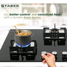 Faber 3 Burner HCT 78 cm Hob| Brass Burners| Bakelite Knobs| Cast Iron Pan Support | Hob/Cooktop Hybrid Toughened Glass |Auto Ignition| 2 Yrs Comprehensive Warranty by Faber| HCT 783 CRR LBK EI AI
Amazon's Choice