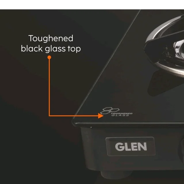 Visit the store, Glen
Glen
Visit the store
3.8
3.8 out of 5 stars
(266)
Glen 3 Burner Toughened Glass LPG Gas Stove 73 cm | Fuel Efficient Brass Burners | Black | Manual Ignition | 2 Years Standard Warranty | 1034GTBBBLi