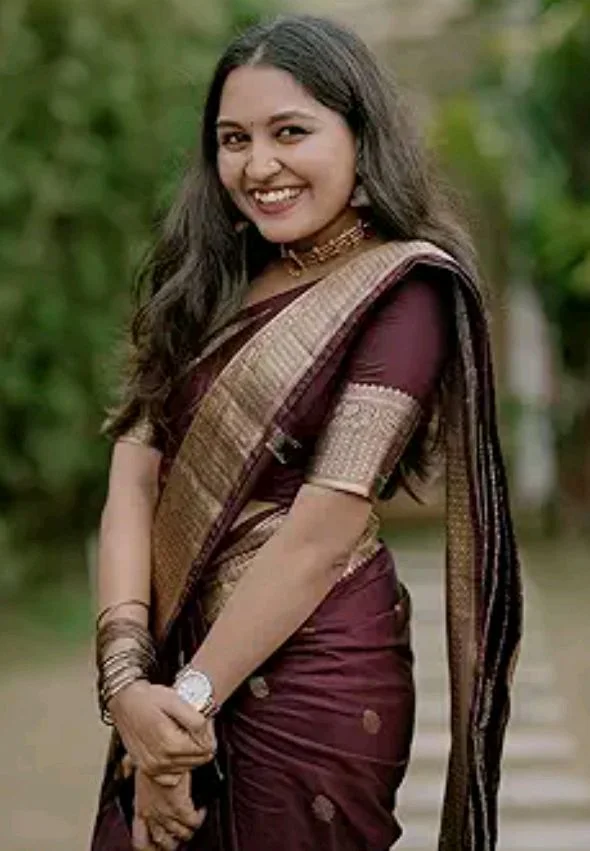 SWORNOF Women's Pure Silk Saree With Blouse Piece