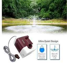 Flexo WP-40 Watt Submersible Water Pump - 220-240V/50 Hz Cooler Pump for Desert Air Cooler, Aquarium, Ponds, Fountains