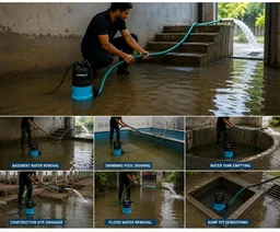Havells HDWK10 Submersible Dewatering Pump | 244 LPM High Discharge | 9.5M Max Head | Portable Water Drainage Pump | 32mm Outlet | Sumps, Tanks & Flooded Areas | 1 Year Warranty