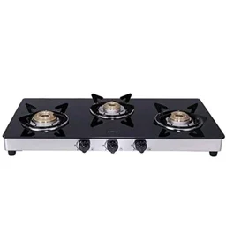 Elica 3 Burner Gas Stove with Toughened Glass Top | 773 CT DT VETRO | Double Drip Tray | Jumbo, Medium & Small Brass Burners | 7-Year Glass Warranty | Black
Amazon's Choice