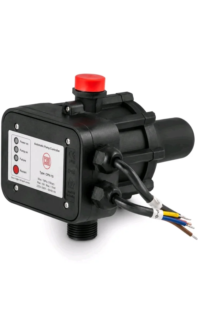 CRI Automatic Pump Controller CPH-15 | Smart Water Pump Controller for Motor Protection | Auto Start-Stop | Dry Run Protection | Usage both 0.5 and 1hp water pump compatible I 6 months Warranty