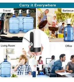 Konquer TimeS KTS Automatic Wireless Water Can Dispenser Pump for 20 Litre Bottle Can, White/Black
500+ bought in past month
