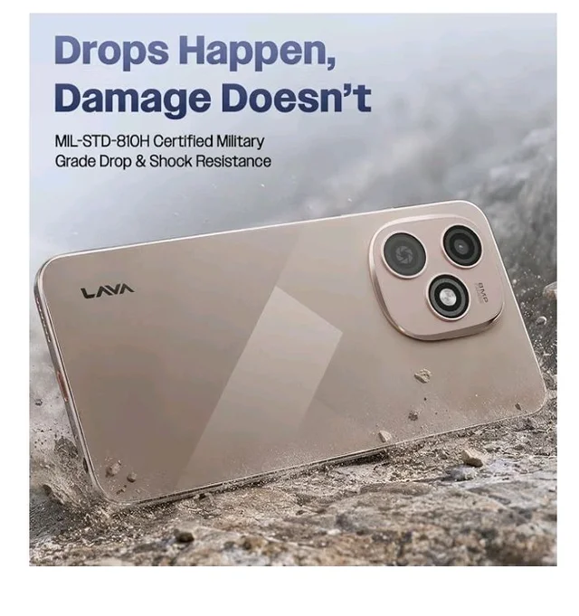Lava Bold N4 Lite (Empire Gold, 3GB RAM, 32GB Storage) | 6.56" qHD Display | 8MP Rear Camera | 5000 mAh Battery | Free Service @ Home | Fingerprint Reader | Charger & Phone-Cover in Box
16%
off
