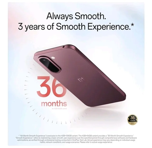 OnePlus N6x | 4GB+64GB | Ice Blue | 7000mAh Battery | Power for Days | 36-Months Smoothness | Smooth 120Hz Display | Largest 5300mm2 Cooling System | Military-Grade Durability