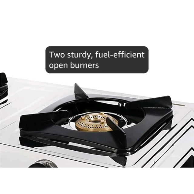 Lifelong 2 Burner Gas Stove Top for Kitchen - Manual Ignition Cooktop with Stainless Steel for Kitchen, ISI Certified & Compatible with LPG - 1 Year Manufacturer's (Silver, LLGS990)
1K+ bought in past month