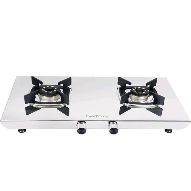 Everflame Photon 2 Burner Gas Stove | 2mm Thick Steel Body | ISI Certified Cooktop | Forged Brass Burners | 5 Years Warranty on Body & Burners + Doorstep Service
Amazon's Choice