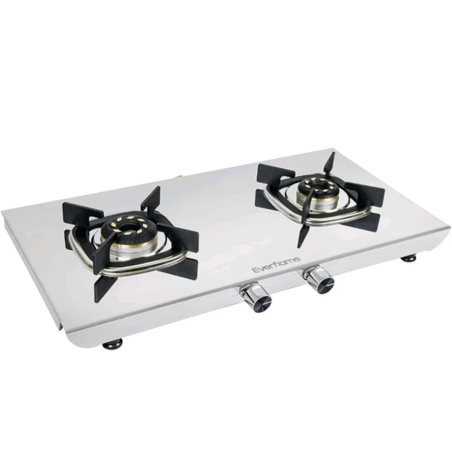 Everflame Photon 2 Burner Gas Stove | 2mm Thick Steel Body | ISI Certified Cooktop | Forged Brass Burners | 5 Years Warranty on Body & Burners + Doorstep Service
Amazon's Choice