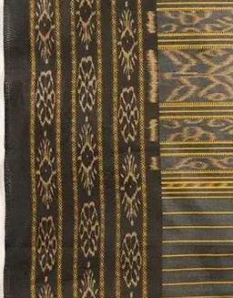 SAREE MALL Women's Bhagalpuri Silk Ikat Printed Saree With Unstitched Blouse (34WOM34901_HS_Parent)
