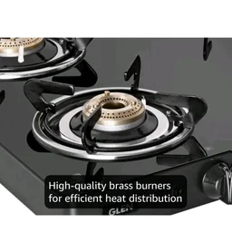 Glen 4 Burner Toughened Glass Top LPG Gas Stove 55 cm | Auto Ignition | Brass Burners | 360 Revolving Inlet Nozzle | Black | ISI Certified | 2 Years Warranty | 1043GTBBBLAI
Amazon's Choice