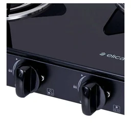 Elica Vetro Glass Top 3 Burner Gas Stove (703 CT VETRO BLK)