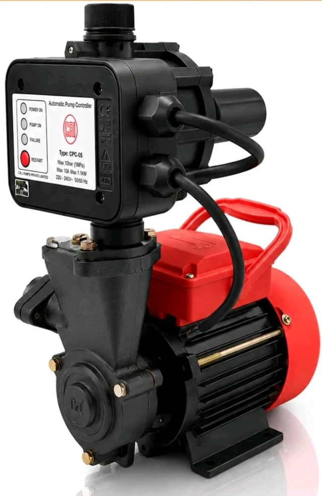 CRI pressure booster pump for home upto 2-3 bathroom and kitchen|0.5hp with automatic pump controller |water pump 0.5hp | 15 months warranty