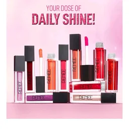 RENEE Shine Forever Lip Gloss Combo of 10 l Non-Sticky, Hydrating, Nourishing l Long-lasting, Smooth, Moisturizing Effect l Shea Butter & Vitamin E Infused l Travel Friendly l Ideal Gifting