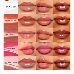 RENEE Shine Forever Lip Gloss Combo of 10 l Non-Sticky, Hydrating, Nourishing l Long-lasting, Smooth, Moisturizing Effect l Shea Butter & Vitamin E Infused l Travel Friendly l Ideal Gifting