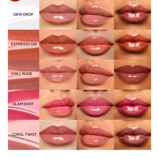 RENEE Shine Forever Lip Gloss Combo of 10 l Non-Sticky, Hydrating, Nourishing l Long-lasting, Smooth, Moisturizing Effect l Shea Butter & Vitamin E Infused l Travel Friendly l Ideal Gifting