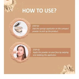 Glam21 BB Powder 2-in-1 Compact Powder Matte Finish & Oil Free | Matte & Shimmer Shades | Instant Weightless Finish Look | Long-lasting | Poreless Soft Skin | 20gm, Natural-02