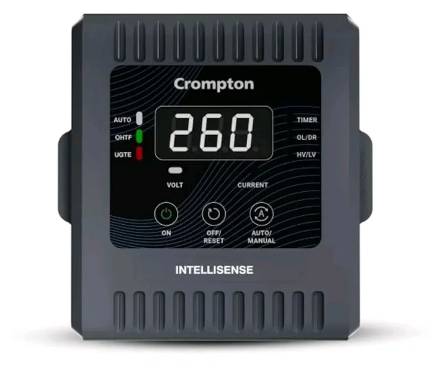 Crompton INTELLISENSE Pump Smart Panel | Automatic Water Level Controller |Control Panel| Auto/Manual Mode | 12 Months Warranty |Overhead & Underground Tanks
50+ bought in past month