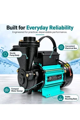 Kirloskar Jalraaj ultra max 1 HP Single Phase Self Priming Pumpset|Residential Water pump 1HP| Pure Copper Winding|1 year warranty