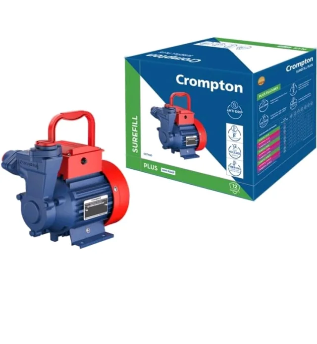 Crompton ULTIMO II | 0.5 HP | Residential Water Pump Self Priming Regenerative | Single Phase| High Suction capacity|Wide Voltage range| 1 Year Manufacturer's Warranty