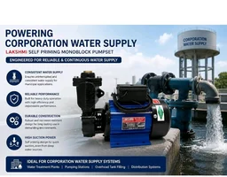 Brand: Lakshmi
3.0
3.0 out of 5 stars
(637)
Lakshmi 1 HP Self Priming Mono Block Water Pump (Multicolor)
200+ bought in past month