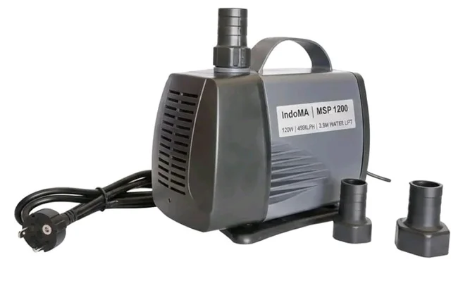 INDOMA | 120 W, 4500 LPH | 3.8 M Water Lift | Submersible Pump |Air Cooler, Aquarium, Garden & Fountain| 1 Year Warranty | MSP 1200 | Brand:LittelPump