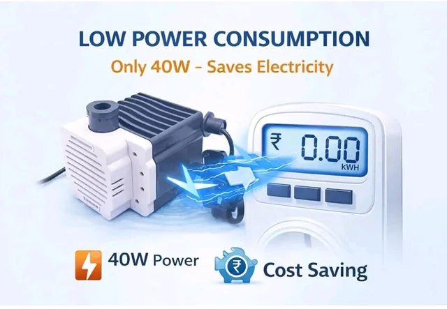 40W Cooler Water Pump 3200 LPH High Flow – Submersible Desert Air Cooler Pump with 2.8m Lift | Heavy Duty Motor for Indian Summers | Also for Aquarium, Fountain & Pond