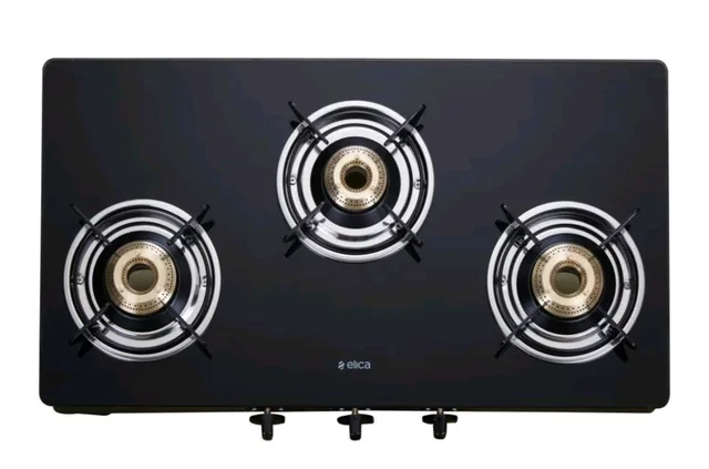 Visit the Elica Store
4.1
4.1 out of 5 stars
(16,869)
Elica Vetro Glass Top 3 Burner Gas Stove (703 CT VETRO BLK)