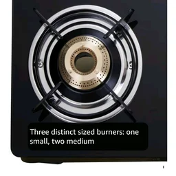 Visit the Elica Store
4.1
4.1 out of 5 stars
(16,869)
Elica Vetro Glass Top 3 Burner Gas Stove (703 CT VETRO BLK)