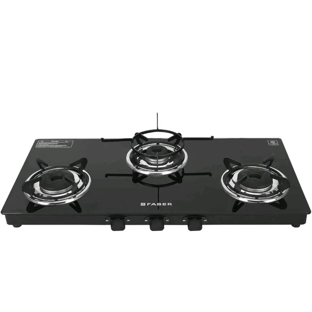 Faber Phoenix 3 Burner Cooktop | Black Glass Finish | Double Drip Tray | ABS Knobs | Pan Support |5 Yr Warranty on Burner & 2Yrs Comprehensive | Phoenix 3BA BK
Amazon's Choice