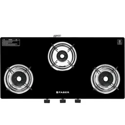 Faber Phoenix 3 Burner Cooktop | Black Glass Finish | Double Drip Tray | ABS Knobs | Pan Support |5 Yr Warranty on Burner & 2Yrs Comprehensive | Phoenix 3BA BK
Amazon's Choice